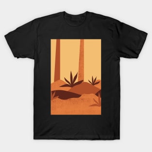 Landscape Art - Mountains Hiking - Sunset Adventure - Blue Lagoon - Seaside Art - Sunrise Mountains T-Shirt